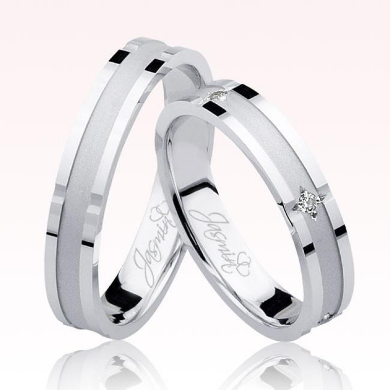 Sarı Desenli Altın Alyans 1701-2