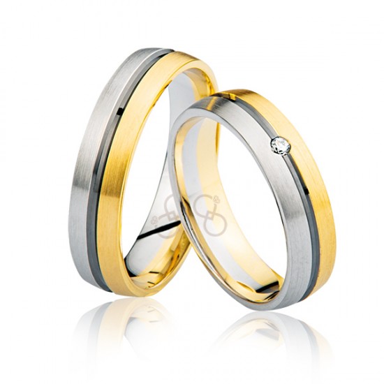 Sarı - Beyaz Altın Alyans 1901-2