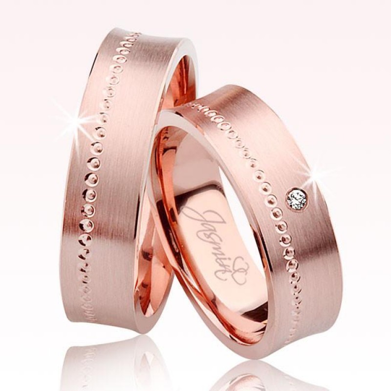 Rose Altın Alyans 2903-2