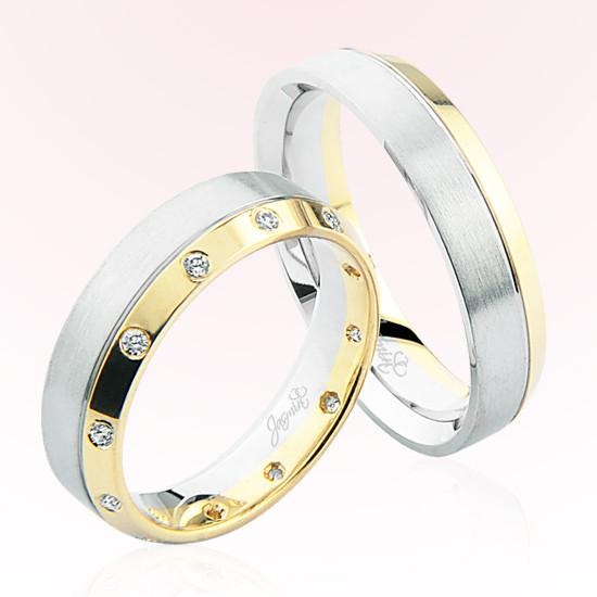 Sarı Beyaz Altın Alyans 4405