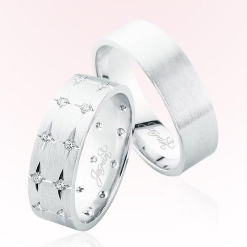 Beyaz Taşlı Altın Alyans 4502 Beyaz Taşlı Altın Alyans 4502