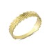 14 Ayar Altın Taşsız V Model Yüzük YZK131