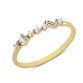14 Ayar Altın Karışık Taşlı Yüzük YZK018