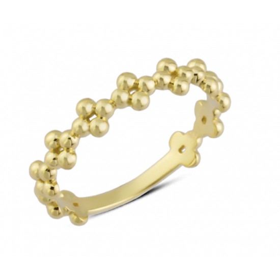 14 Ayar Altın Top Top Yüzük YZK188 14 Ayar Altın Top Top Yüzük YZK188