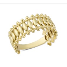 14 Ayar Altın Markiz Motifli Taşsız Yüzük YZK192