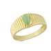 14 Ayar Altın Yeşil Taşlı Yüzük YZK197 14 Ayar Altın Yeşil Taşlı Yüzük YZK197