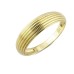 14 Ayar Altın Taşsız Çizgili Yüzük YZK211
