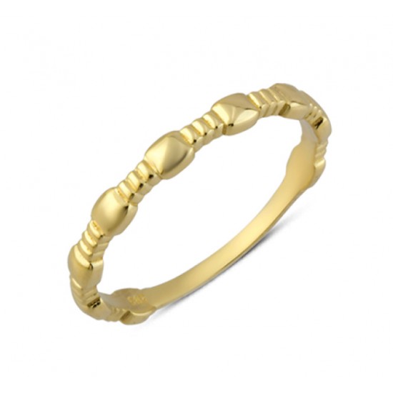 14 Ayar Altın Piramit Yüzük YZK217