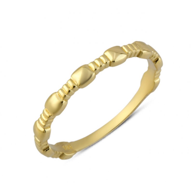 14 Ayar Altın Piramit Yüzük YZK217