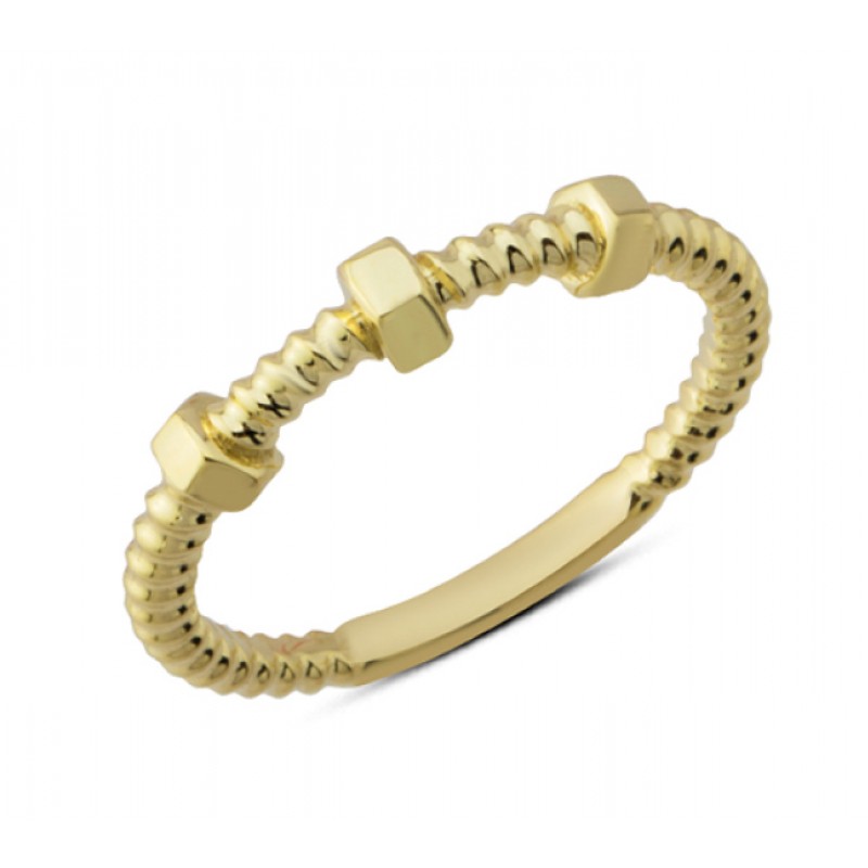 14 Ayar Altın Vida Yüzük YZK222