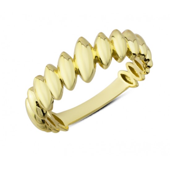 14 Ayar Altın Mekik Yüzük YZK224