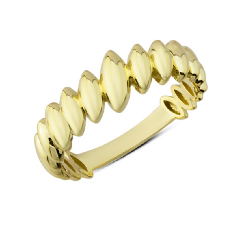 14 Ayar Altın Mekik Yüzük YZK224