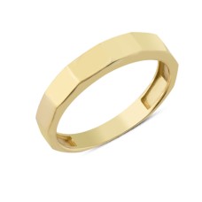 14 Ayar Altın Küt Kesim Yüzük YZK246