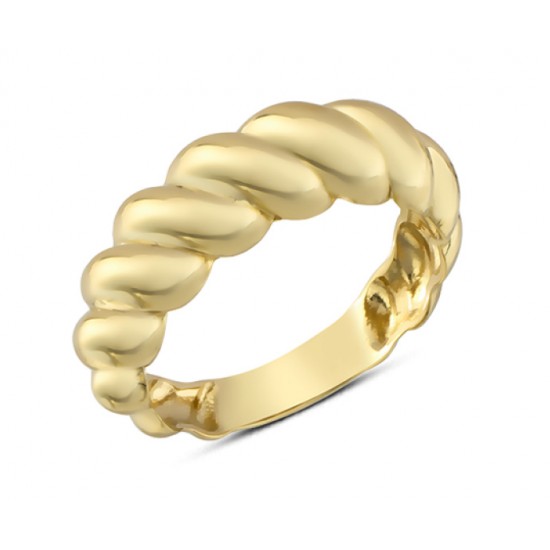 14 Ayar Altın Sarmal Yüzük YZK249