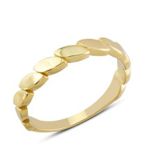 14 Ayar Altın Taşsız Markiz Model Yüzük YZK309