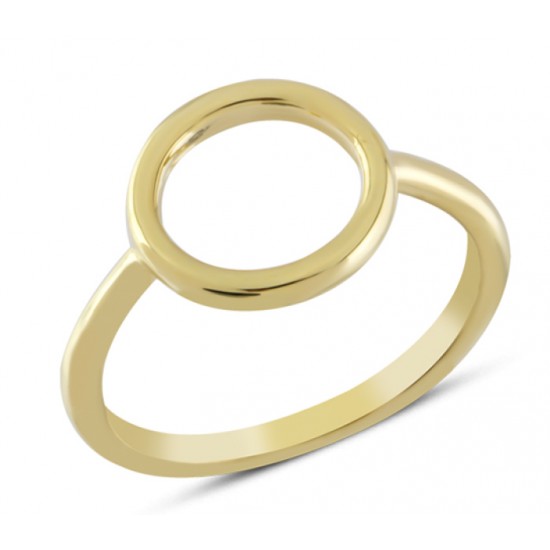 14 Ayar Altın Taşsız Yuvarlak Yüzük YZK313