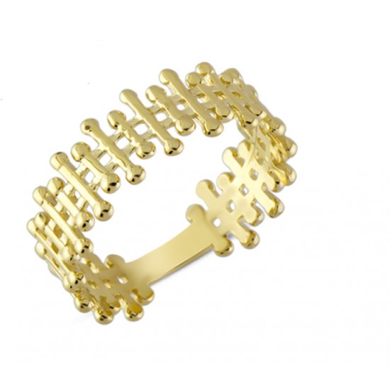 14 Ayar Altın Taşsız Taç Yüzük YZK328