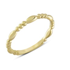 14 Ayar Altın Taşsız Bölmeli Yüzük YZK338