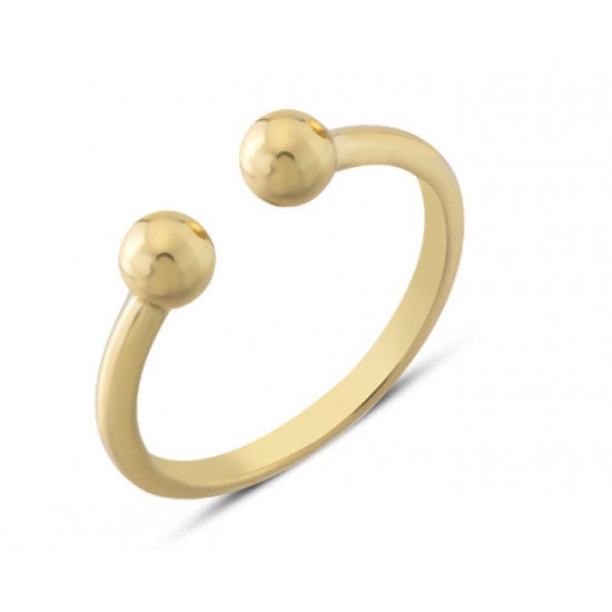 14 Ayar Altın İki Toplu Yüzük YZK394