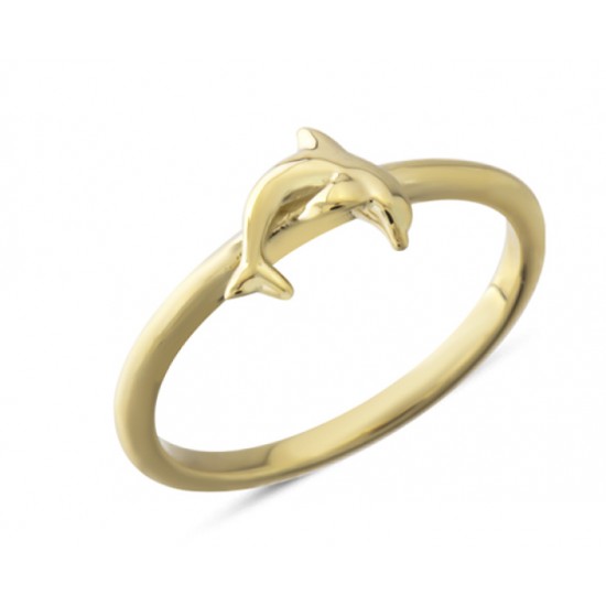 14 Ayar Altın Yunus Yüzük YZK404 14 Ayar Altın Yunus Yüzük YZK404