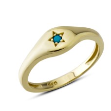 14 Ayar Altın Minimal Yüzük YZK410