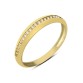 14 Ayar Altın Tek Sıra Taşlı Yüzük YZK080