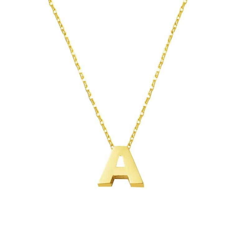 A Harfi 14 Ayar Minimal Kolye KLY2012 A Harfi 14 Ayar Minimal Kolye KLY2012