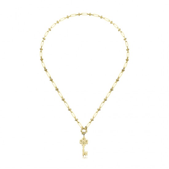 Anahtar Kolye Uçlu Ataş Zincir Kolye ZKU002