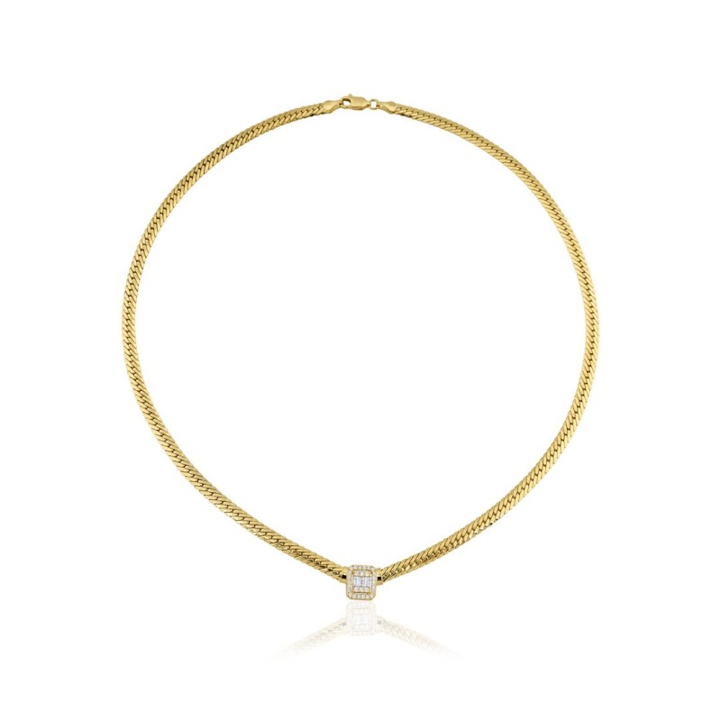 Baget Balık Sırtı Kolye ZKU013 Baget Balık Sırtı Kolye ZKU013