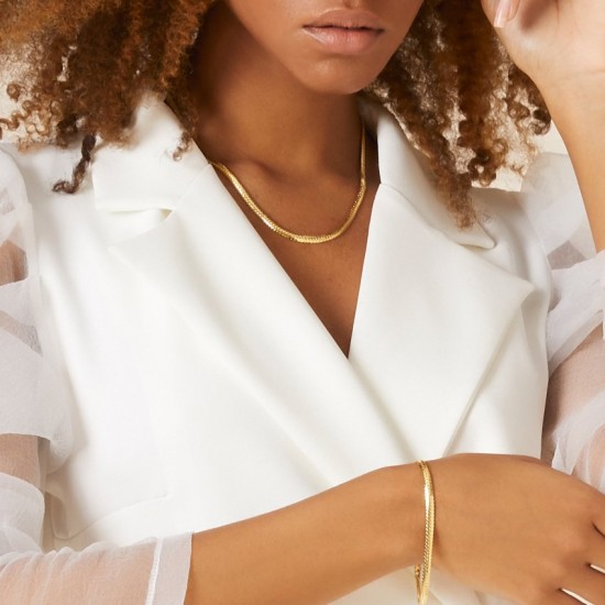 Yassı Balık Sırtı Kolye ZKU014