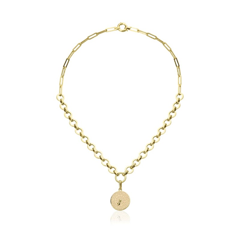 Pembe Burç Kolye Ucu Zincir Kolye ZKU024 Pembe Burç Kolye Ucu Zincir Kolye ZKU024