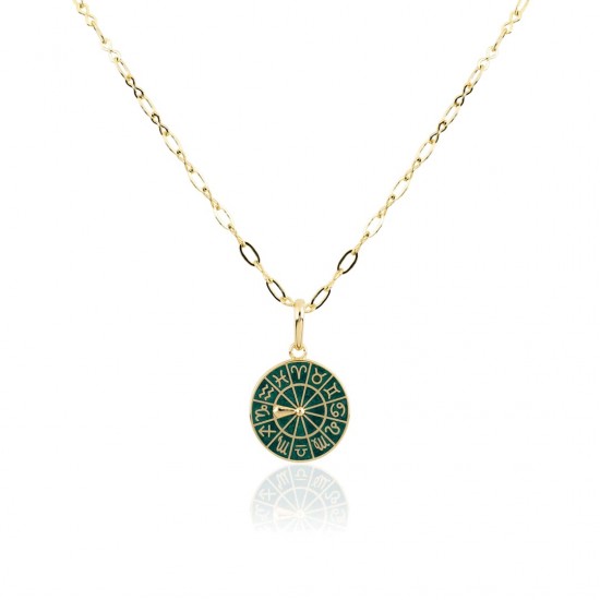 Yeşil Burç Kolye Ucu ZKU028