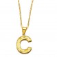 Üç Boyutlu C Harf Kolye KLY1974