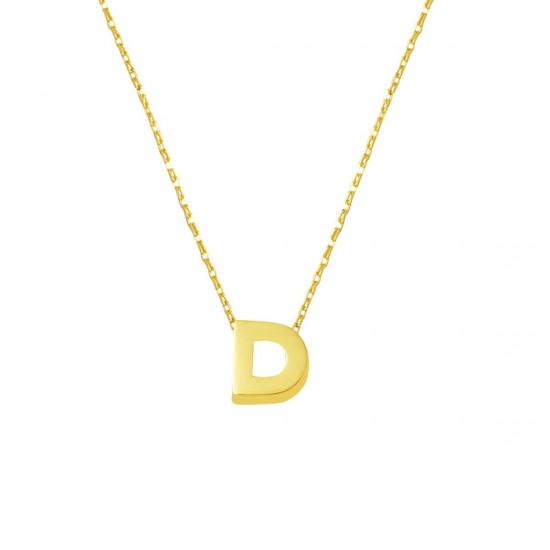 D Harfi 14 Ayar Minimal Kolye KLY2015 D Harfi 14 Ayar Minimal Kolye KLY2015