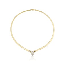 Damla Yassı Kolye ZKU038