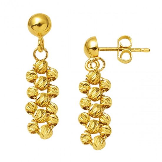 14 Ayar Sallantılı Dorika Küpe KP076 14 Ayar Sallantılı Dorika Küpe KP076