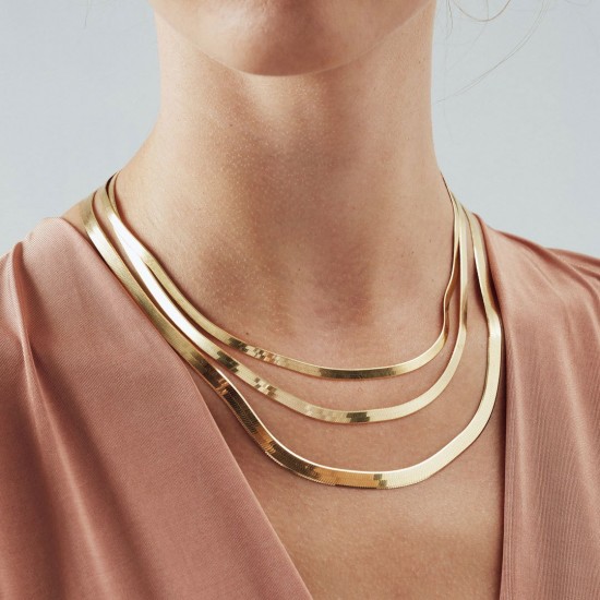 Flex Yassı Kolye ZKU048 Flex Yassı Kolye ZKU048