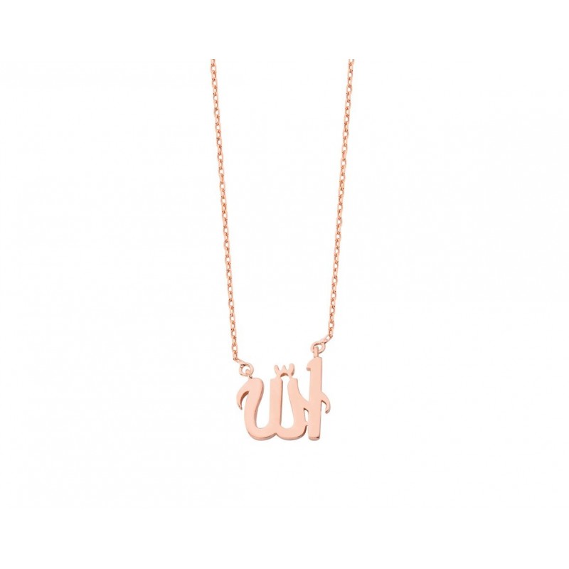 Allah Yazılı Gümüş Kolye GMS326