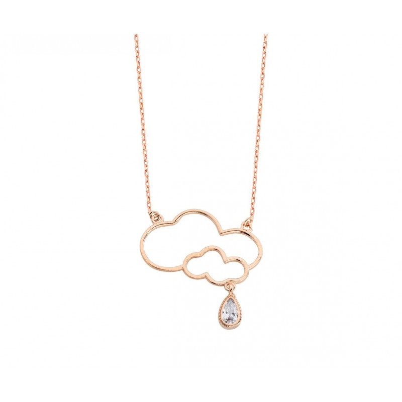 Damlalı Bulut Gümüş Kolye GMS364 Damlalı Bulut Gümüş Kolye GMS364