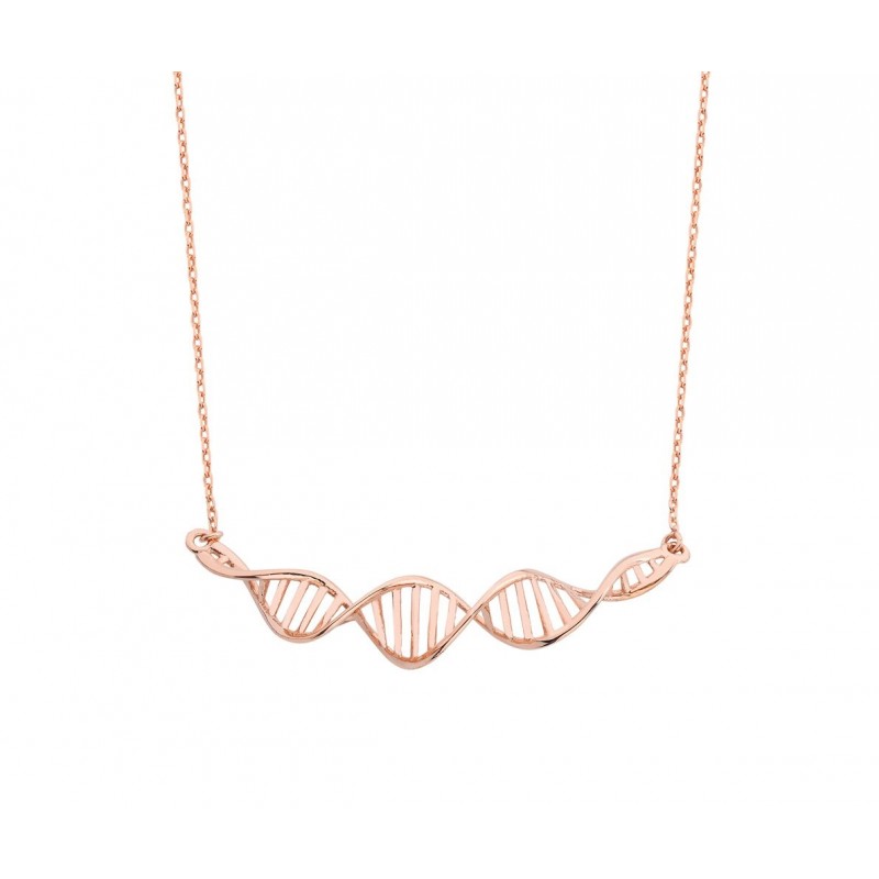 DNA Sarmal Gümüş Kolye GMS371 DNA Sarmal Gümüş Kolye GMS371