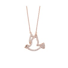 Güvercin Gümüş Kolye GMS378