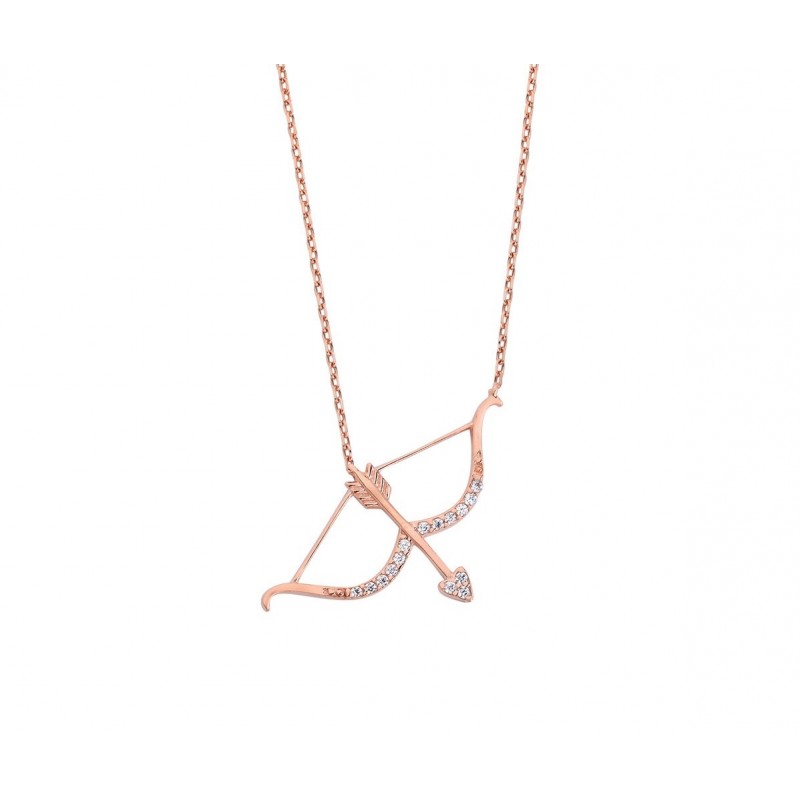 Hedef Aşk Gümüş Kolye GMS381