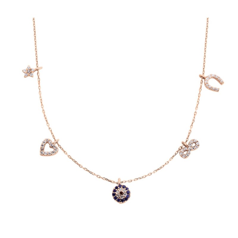 Şans Gümüş Kolye GMS433 Şans Gümüş Kolye GMS433