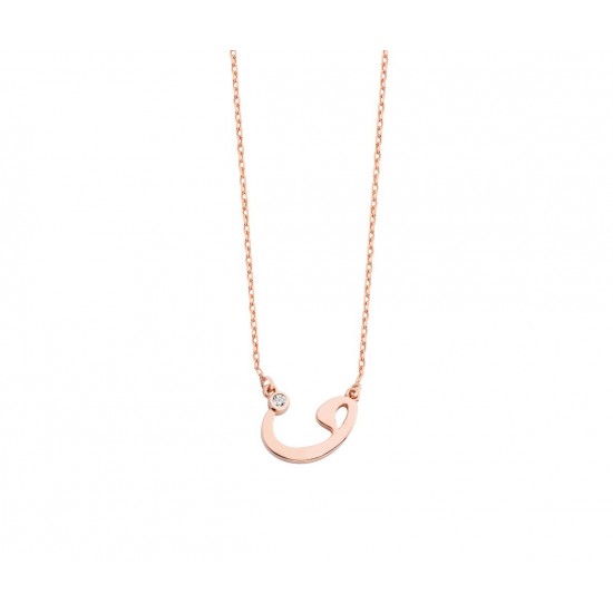 Vav Tektaş Gümüş Kolye GMS460 Vav Tektaş Gümüş Kolye GMS460