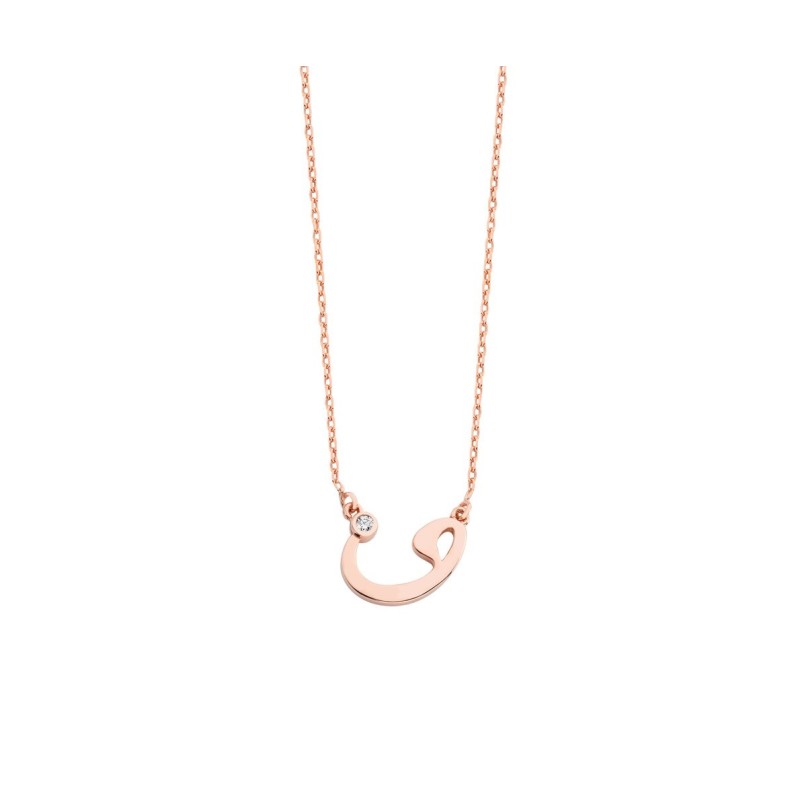 Vav Tektaş Gümüş Kolye GMS460 Vav Tektaş Gümüş Kolye GMS460