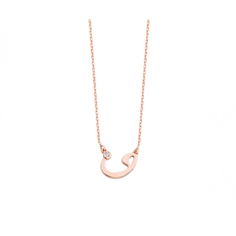 Vav Tektaş Gümüş Kolye GMS460 Vav Tektaş Gümüş Kolye GMS460