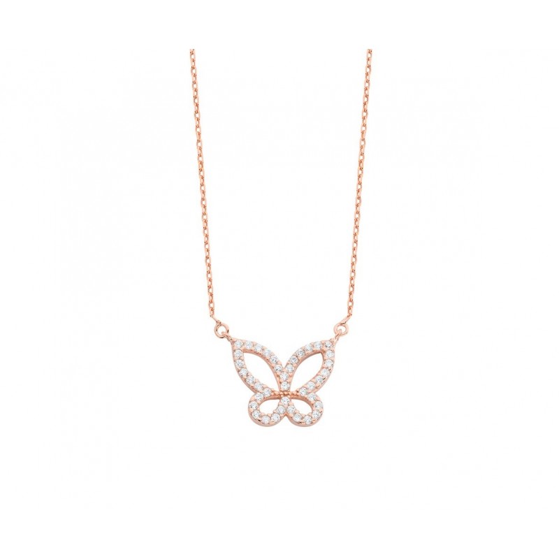 Zarif Kelebek Gümüş Kolye GMS473 Zarif Kelebek Gümüş Kolye GMS473