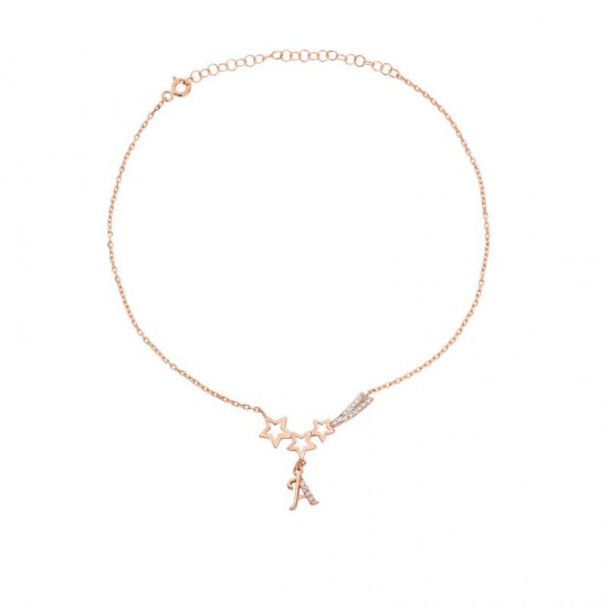 Biela Harfli Gümüş Halhal GMS781 Biela Harfli Gümüş Halhal GMS781