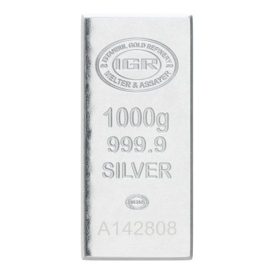 1000 Gram IAR Gümüş Külçe