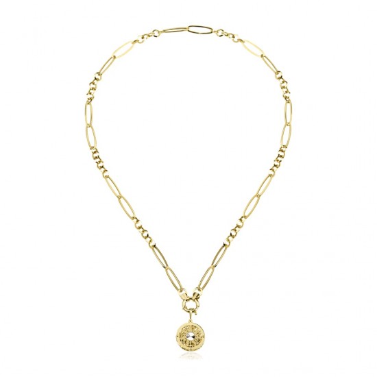 Güneş Kolye Ucu Ataş Zincir Kolye ZKU059